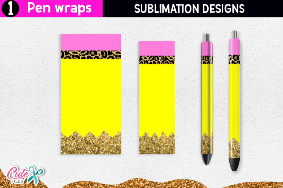 Download Leopard Pen Wraps Sublimation Designs - Leopard pen wraps Collection