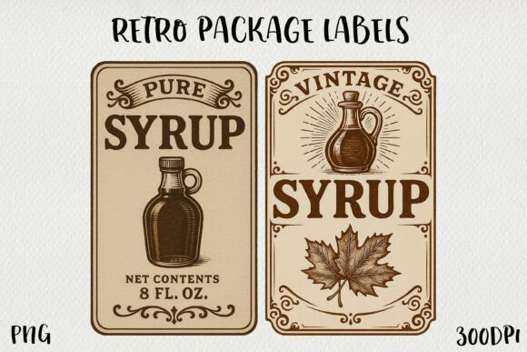 Download Vintage Food Label PNG – Retro Pantry - Premium Resources